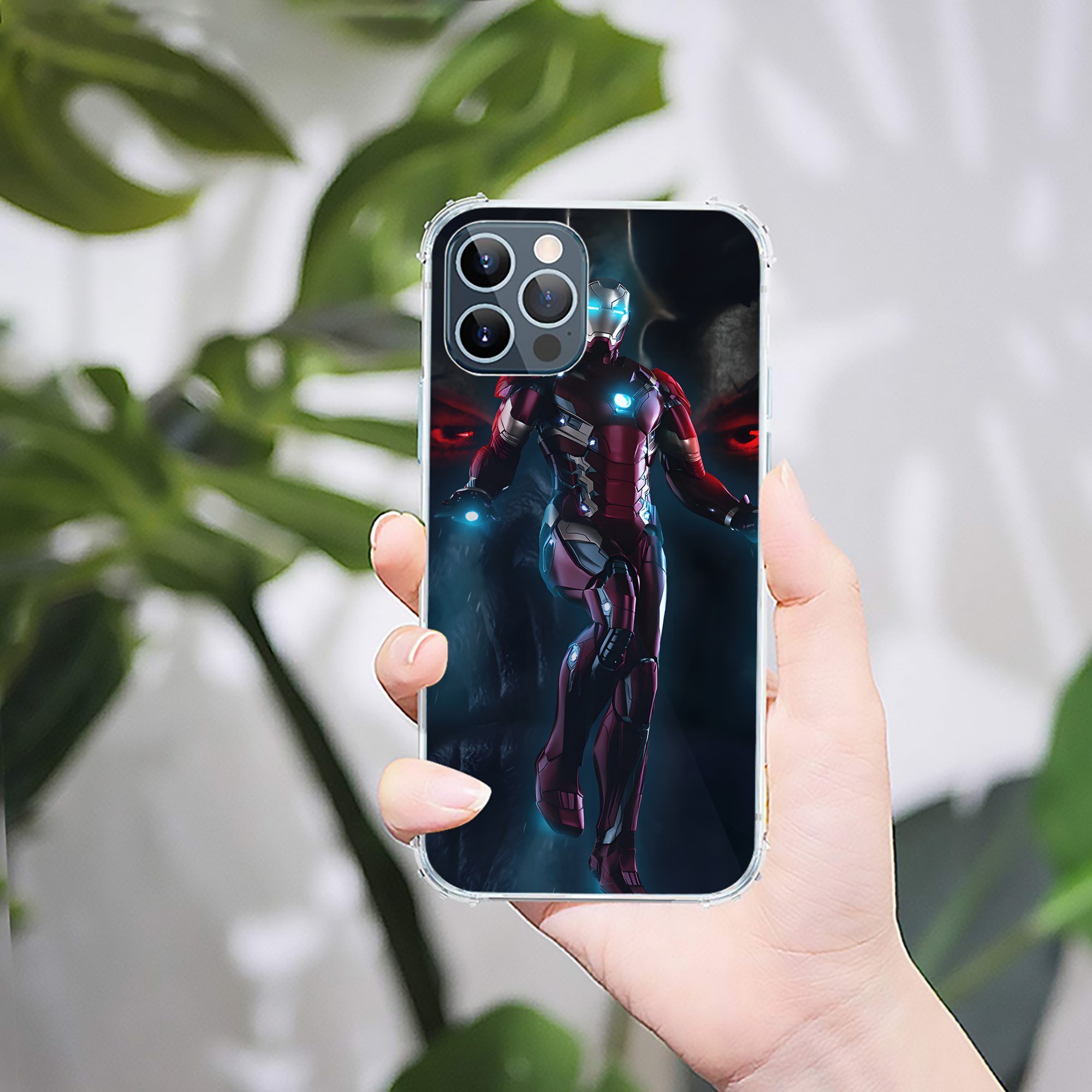 （画像用） アベンジャーズ The Avengers 【iPhone 12シリーズ対応】透明スマホケース（クリアソフトケース）